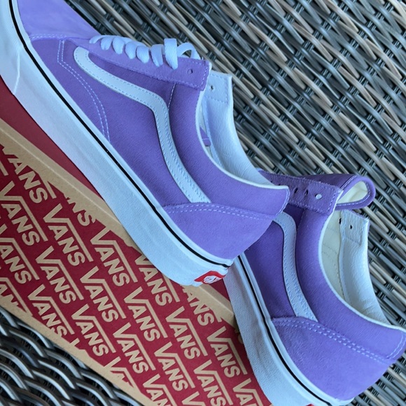 Vans Old Skool Chalk Violet/True White MENS - Picture 15 of 16